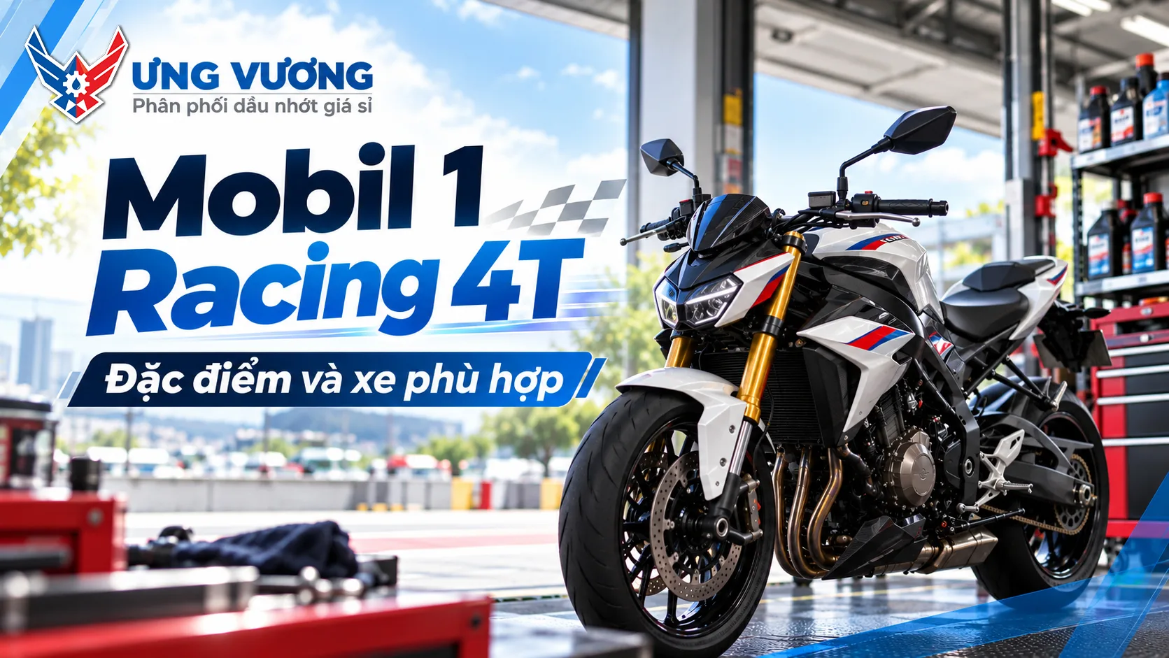 Mobil 1 Racing 4T cho xe máy: đặc điểm và xe phù hợp
