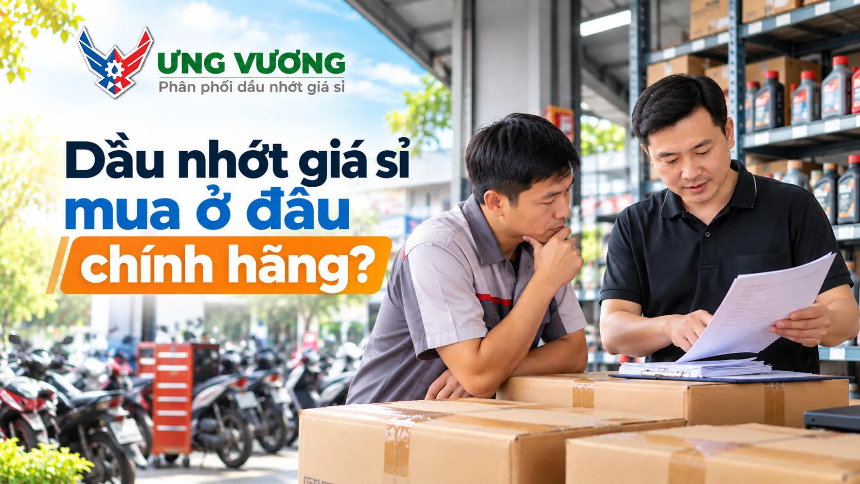 Dầu nhớt giá sỉ mua ở đâu chính hãng?