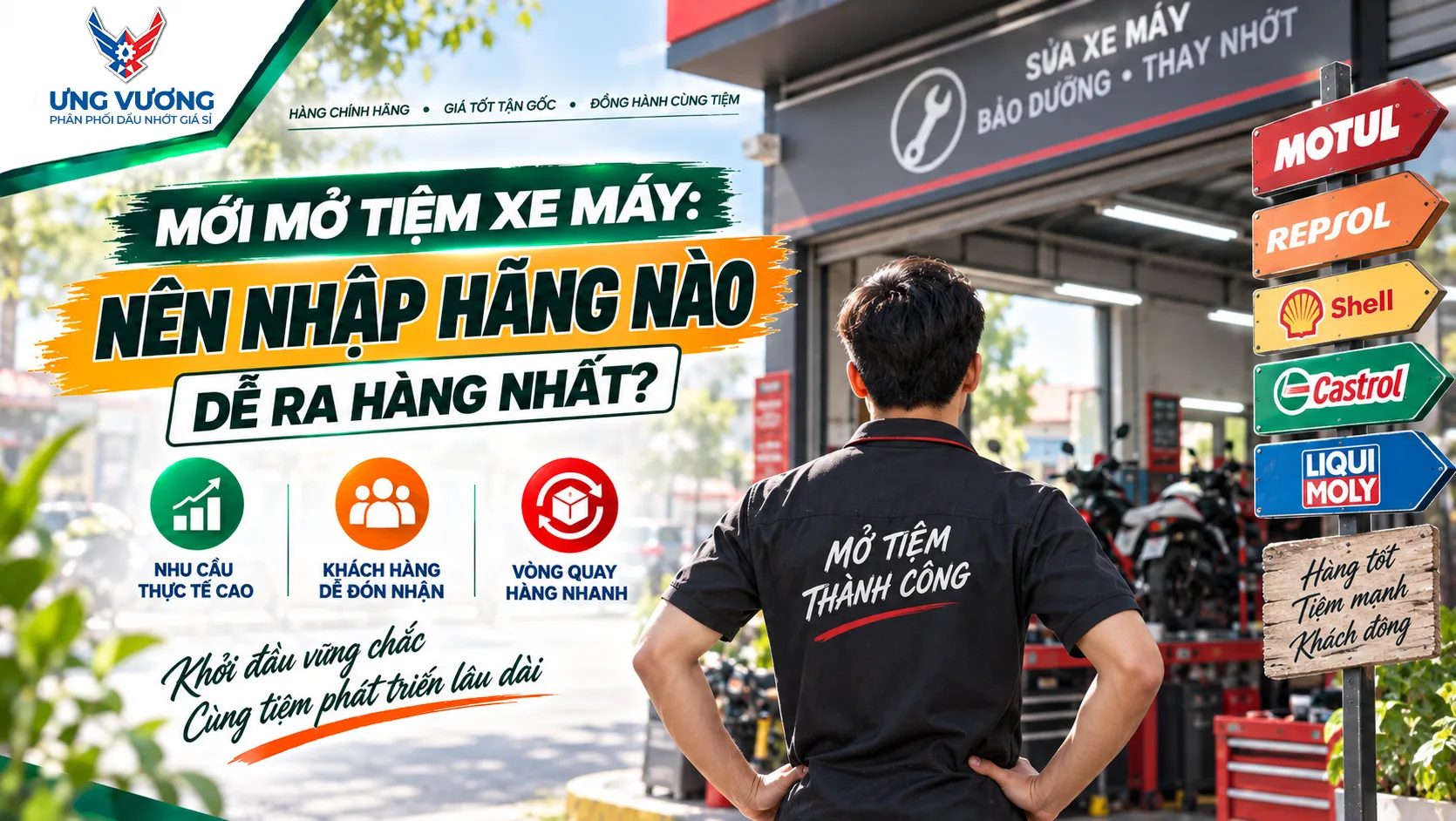 Mới Mở Tiệm Xe Máy: Nên Nhập Hãng Nào Dễ Ra Hàng Nhất?