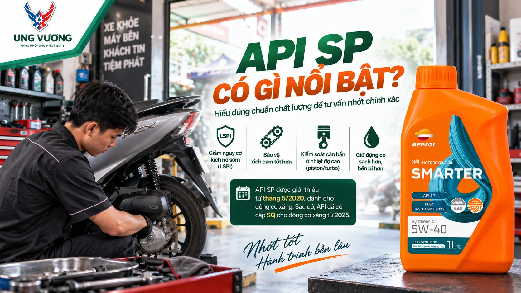 Dầu Nhớt Chuẩn API SP Mới Nhất Có Ưu Điểm Gì Vượt Trội?