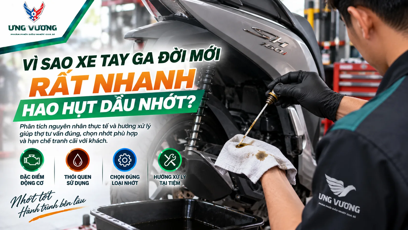 Vì Sao Xe Tay Ga Đời Mới Rất Nhanh Hao Hụt Dầu Nhớt?