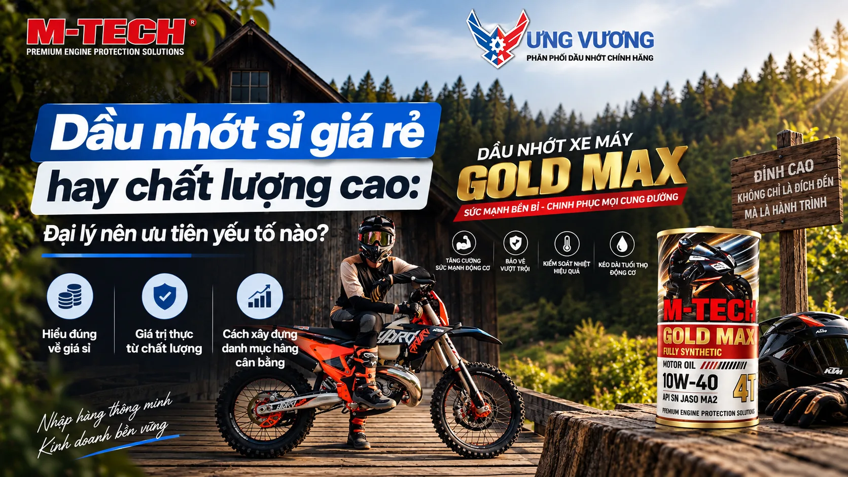 Dầu nhớt sỉ giá rẻ hay chất lượng cao: Đại lý nên ưu tiên yếu tố nào?